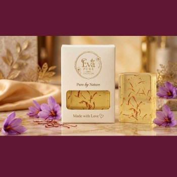 EvaPure Saffron Herbal Soap100g