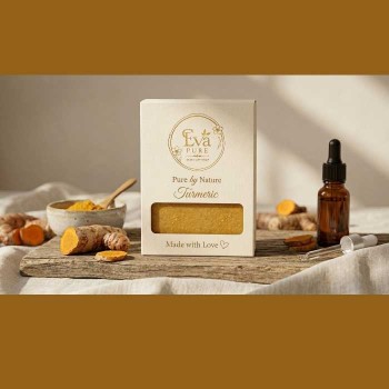 Evapure Turmeric herbal Soap 100g
